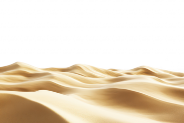 A serene landscape of soft. undulating sand dunes under a bright. clear sky. evoking a sense of tranquility and vastness. ideal for backgrounds in travel and nature-themed projects