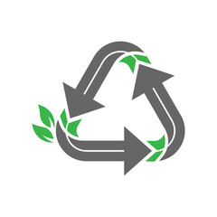 Eco food logo icon