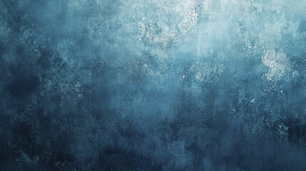 Obraz premium Smooth teal blue gradient with glowing noise texture creates calming and mysterious atmosphere, perfect for backgrounds or artistic design projects with subtle light effect