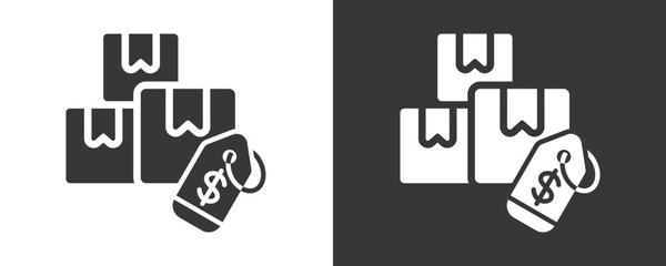 Labeling Icon Set Vector Collection Isolated In Black And White