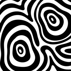 Psychedelic trippy melting background illustration