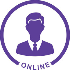 Abstract geometric shape with vibrant color gradients isolated on transparent background