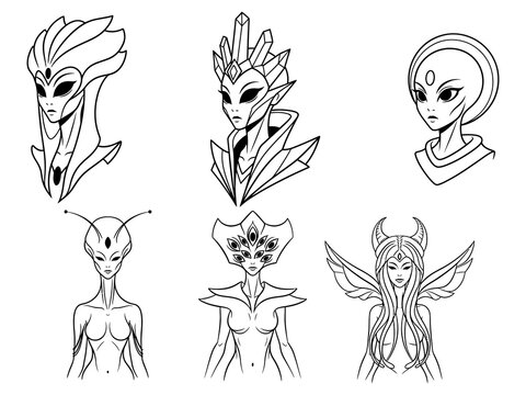 Alien Goddess Cosmic