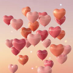 WebPink Valetine's day Digital Beckground