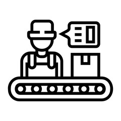 quality control Line Icon