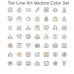 Ton Concept Illustration