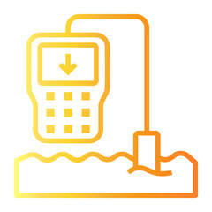 quality control Line Gradient Icon