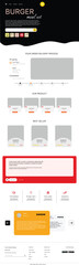 Hamburger Fast Food Website Landing Page