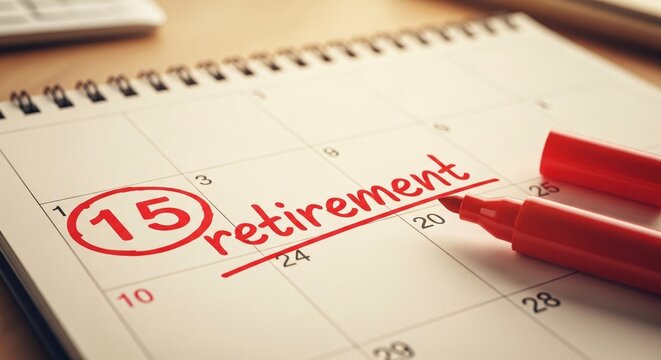 Marking the 15th on the calendar for a happy retirement, a new chapter awaits!