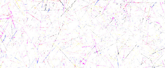 Vector Multicolor Random Lines Pattern For Scratch Texture Background