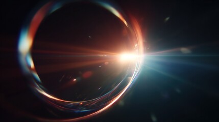 Sun flare effect, abstract circle, digital lens flare, lens flare, light leak, overlay background