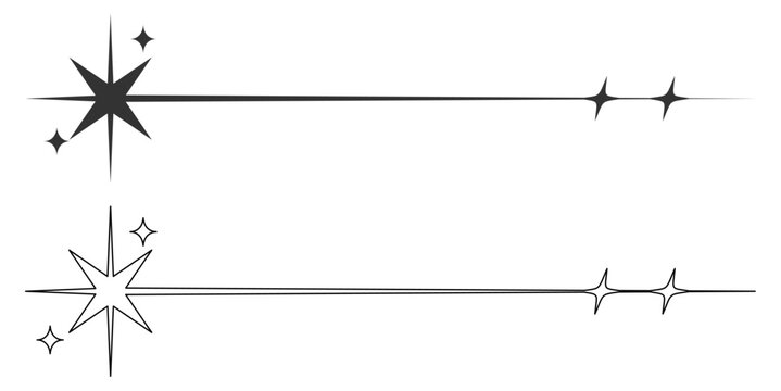 Star Burst Border Line Vector Ideal for comic book effects, promotional headers, and designs requiring a dynamic, radiating, high-impact frame.