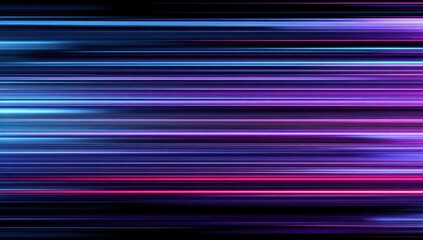 Abstract background of horizontal blue and magenta light trails on black.