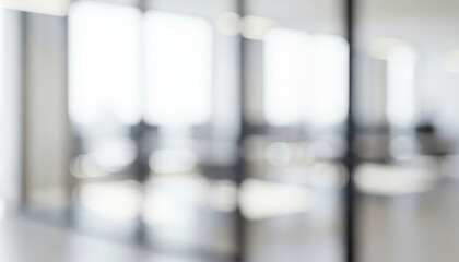 Bright abstract background with soft focus interior shapes and light, creating a calm modern ambience with subtle glowing highlights and smooth visual depth across the scene.