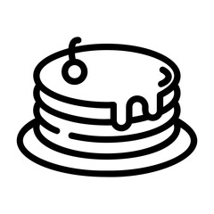 pancake Line Icon