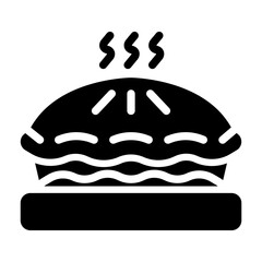 apple pie Solid icon