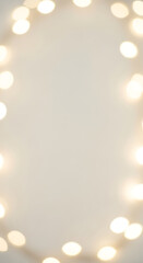 Elegant Christmas Bokeh Background with Golden Lights - Festive Holiday Season Backdrop for Text, wallpaper, background 