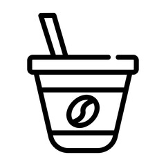 coffee capsule Line Icon