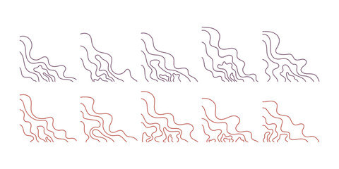 Topographic Abstract Corner