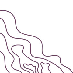 Topographic Abstract Corner