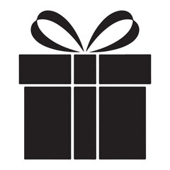 gift box with bow. vector illustration EPS 10