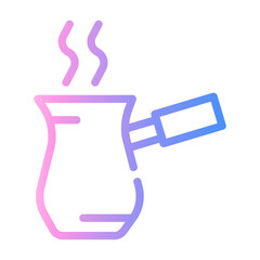 cezve Line Gradient Icon