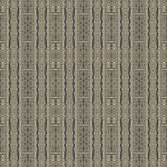 Vintage Ornamental Vertical Stripe Pattern Collection &ndash; Geometric, Floral, Baroque, Tribal and Art Deco Engraved Decorative Columns Seamless Pattern