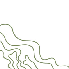 Topographic Abstract Corner