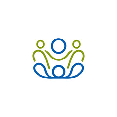 Abstract people icon