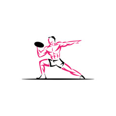 Discus Thrower logo