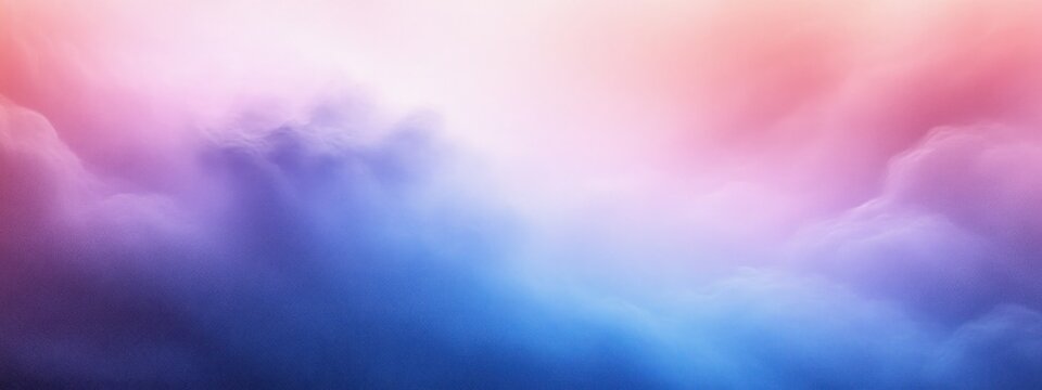 soft pastel cloudscape with layered blue purple and pink mist conveying a serene dreamy calm mood - Powered by Adobe