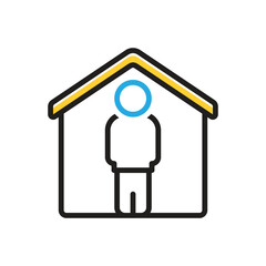 Multi color icon for stay