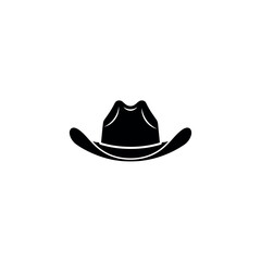 Cowboy Hat Icon Silhouette