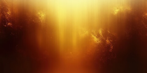 glowing vertical golden light beams over a warm copper brown textured background with subtle speckled particles, evoking a serene radiant majestic atmosphere