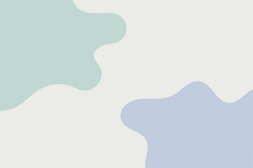 Soft pastel abstract organic shapes with a subtle textured background creating a calming and modern design
