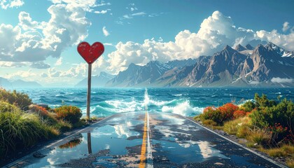 Road to Love - A Scenic Journey with Heart and Hope.