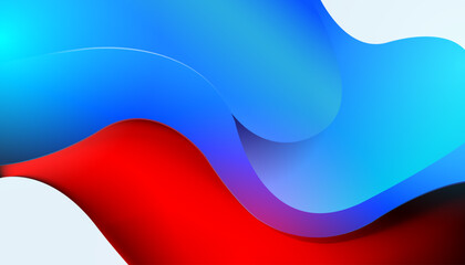 Modern blue and red abstract corporate background