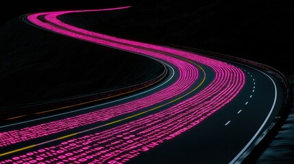 Data Highway A Fast Lane of Digital Information on the Road