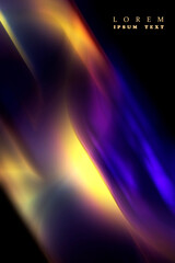 ABSTRACT BLURRED BACKGROUND. The light spills onto the black background, creating an interesting abstract design&mdash;a pattern of lines and halftones that evokes various associations in your imagination.