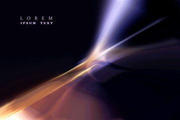 ABSTRACT BLURRED BACKGROUND. The light spills onto the black background, creating an interesting abstract design&mdash;a pattern of lines and halftones that evokes various associations in your imagination.