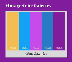 A beautifully layered vintage color palette enhancing editorial minimalism with soft, grounded ambience.