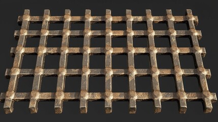 Grating Metal Durable Infrastructure and Security Barrier