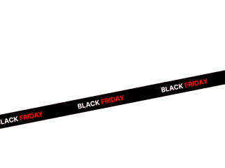 black Friday tape icon vector illustration 