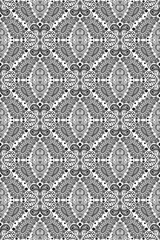 Paisley square seamless pattern.Boho traditional vintage style element black on white background.Motifs flower ornament hand drawn vector.bandana,scarf,head scarf,kerchief,hijab,print fabric,decorate.