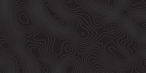 Dark abstract topographic background with smooth contour lines forming a modern, minimal, wavy terrain pattern. Clean monochrome design ideal for branding, posters, presentations, and digital graphics