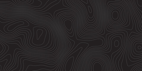 Dark abstract topographic background with smooth contour lines forming a modern, minimal, wavy terrain pattern. Clean monochrome design ideal for branding, posters, presentations, and digital graphics