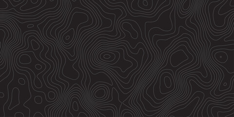 Dark abstract topographic background with smooth contour lines forming a modern, minimal, wavy terrain pattern. Clean monochrome design ideal for branding, posters, presentations, and digital graphics