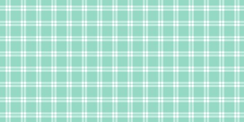 Mint green plaid checkered pattern background. Soft pastel tartan design with a light Christmas vibe, perfect for fabric, wrapping paper, scrapbooking, and cozy holiday digital projects.
