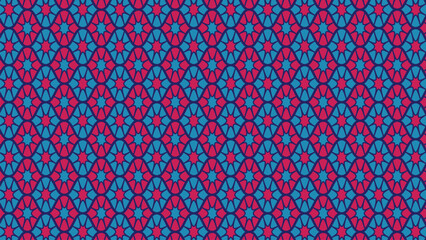 Elegant Repeating Geometric Pattern