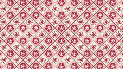 Elegant Floral Pattern With A Vintage Charm